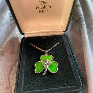 The Franklin Mint Shamrock Necklace
